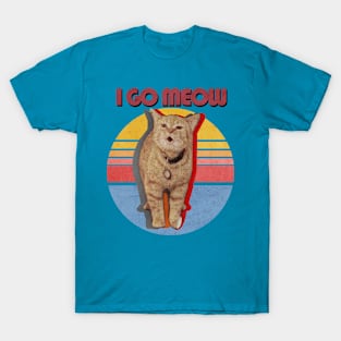 I Go Meow - Cat Meme Vintage T-Shirt